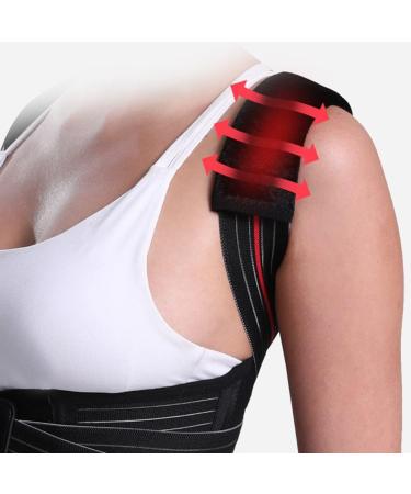 Buy DFHBFG Adjustable Posture Corrector Back Support Shoulder Brace - 2XL | Improve Posture & Spine Alignment - International Shipping Available - Buy Online on GoSupps.com