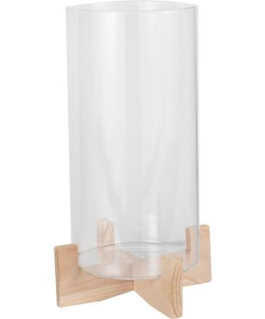 Shop Ginger Ray Candle Holder Glass Decoration with Wooden Base | Wedding & Party Candle Holders - International Shipping Available - Buy Online on GoSupps.com