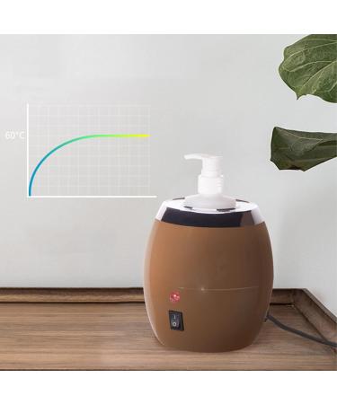 Brrnoo Massage Oil Warmer | Portable Heating Dispenser for Oils Lotions & Creams | Drip-Proof Design | EU Plug 220-240V - Buy Online on GoSupps.com