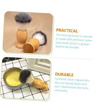 Minkissy 6-Pack Razor Brush for Men | High-Quality Shaving & Hair Removal Accessories | Soft Fur Suit Brush for Grooming & Hairdressing - Buy Online on GoSupps.com
