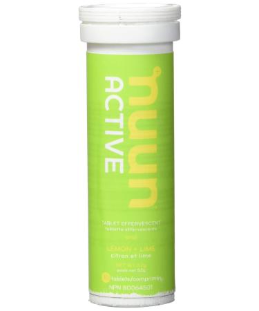 NUUN Lemon Lime Sport Electrolyte Tablets 10 CT