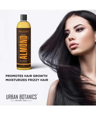 Pure Cold Pressed Sweet Almond Oil for Hair & Skin - Odorless 6.76 fl. Oz | International Shipping Available - Buy Online on GoSupps.com