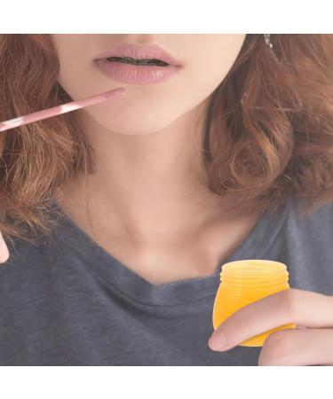 FRCOLOR Bee Balm Lip Balm Honey Pot 6G Small Lip Balm Container Refillable Cosmetic Container Empty Cream Container with Spoon Red - Buy Online on GoSupps.com