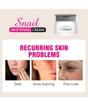 33 50 g snail cream day and night antiwrinkle care with snail mucus extract a moisturizing repair cream regenerates the skin and intensively moisturizes - Buy Online on GoSupps.com