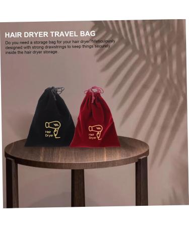 Housoutil 2 Pcs Storage Bag Duffel Bags for Traveling Cotton Drawstring Bag Hair Dryer Organizer Dedicated - Buy Online on GoSupps.com