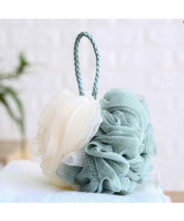 4x Baby Bathing Sponge Balls - Soft Shower Sponges Massage Bathing Accessories & Hooks - Buy Online on GoSupps.com