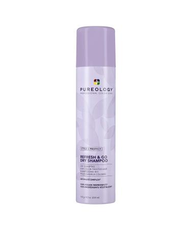 Pureology Style + Protect Refresh & Go Dry Shampoo | For Color-Treated Hair| Vegan 5.3 Ounce, Dry Shampoo