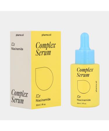 Pharma Oil Complex Face Serum with Niacinamide Panthenol And Licorice Plant Extract I Calms Redness and Inflammation I Anti-Wrinkle Serum for Face I Vegan Clinically Tested 30 ml/1fl.oz