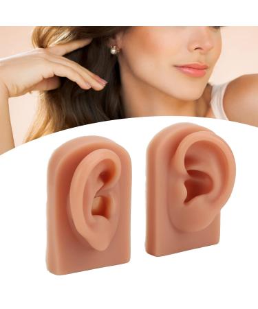 Dark Skin Tone Silicone Human Ear Model for Medical Training - Left & Right | Educational Practice Model - Buy Online on GoSupps.com