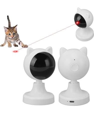 USB Motion Activated Cat Laser Toy Automatic Interactive Cat Toys Suitable for Indoor Cats Dogs Fast Slow Mode - Buy Online on GoSupps.com