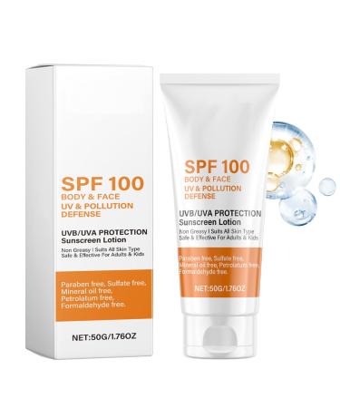 MEITREND Sun cream SPF 100 sunscreen SPF 100 whole body sunscreen lotion with UV protection soothing sunscreen antiaging and moisturizing sunblock sunscreen face 50 g
