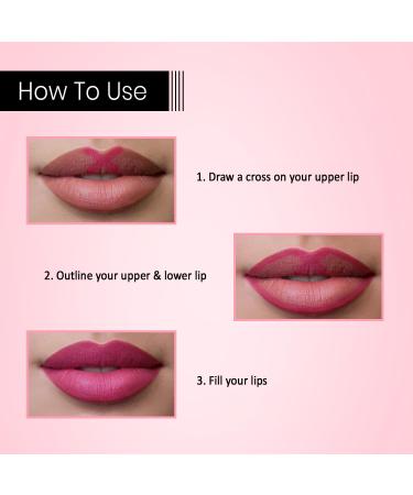 MORAZE Matte Longstay Lipstick - 12 Hour Wear - Secret Affair (1.2ML) - Best International Shipping - Buy Online on GoSupps.com