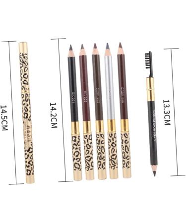 FOMIYES 2pcs Waterproof Eye Liner Pencil Highlighter Eyeliner Pencil Beauty Eyebrow Pencil Gel Lasting Girl 1 count (Pack of 1) Brown - Buy Online on GoSupps.com