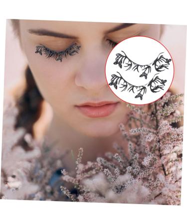 Didiseaon 10 Pairs Fake Lashes Long Fake Eyelashes Christmas Eyelashes Prop Christmas Fake Eyelash Masquerade Lashes Reusable Eyelashes Lashes Fake Eye Lashes Paper False Eyelashes - Buy Online on GoSupps.com