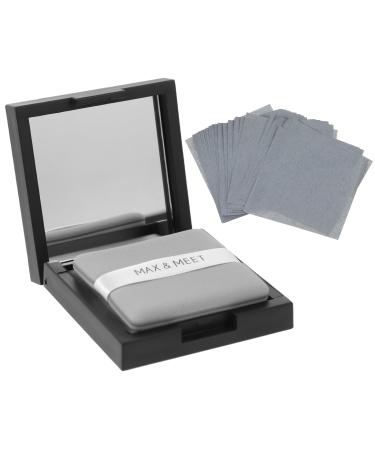 SOLUSTRE 1 Set Sheets Mirrors Powder Puff Oil Absorbing Paper Makeup Oil-Absorbing Paper Face Cleaning Paper Oil Control Facial Tissue Blotting Paper Oil Paper Glass Oil Absorption