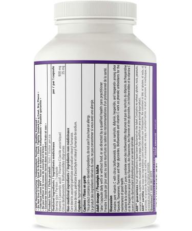 AOR Vitamin C+ Bioflavonoids 925mg 200 Capsules - High Potency Vitamin C Supplement with Ascorbic Acid & Citrus Bioflavonoids - Promotes Daily Vitality Healthy Skin Circulation & Natural Recovery 200 count (Pack of 1) - Buy Online on GoSupps.com