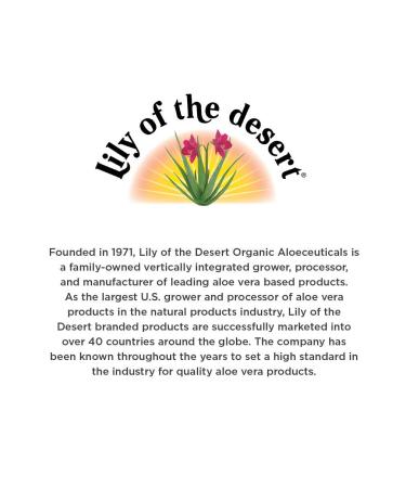 Lily of The Desert Aloe Vera Juice - 128 fl oz Inner Fillet, Pack of 1 - Buy Online on GoSupps.com