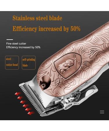 Hair Clippers for Men Professional Metal Housing Hair Trimmer Barber Cordless Electric Hair Clipper Men Rechargeable Lithium Battery With Box - Buy Online on GoSupps.com