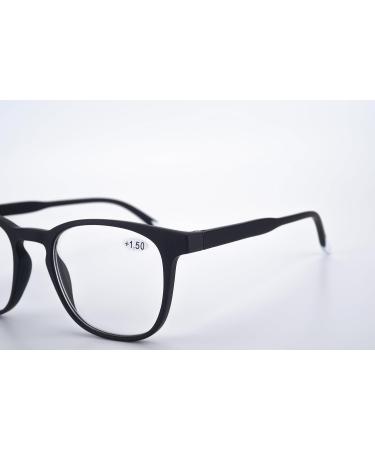 Buy Lanlang 2-Pack Blue Light Filter Glasses for Men - Anti-Eye Strain & UV Protection - Stylish Black & Blue - 0-4.0 Diopters - Buy Online on GoSupps.com