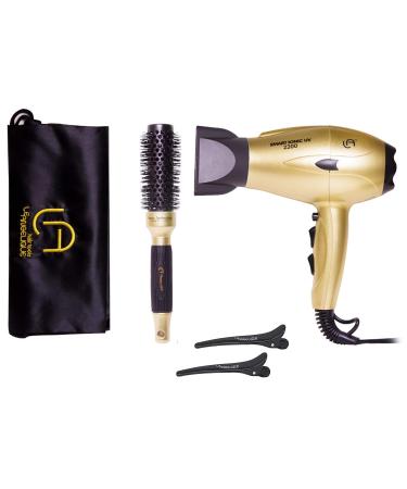 Professional Le Angelique Smart Ionic UV 2200 Blow Dryer 1875 W (Gold)