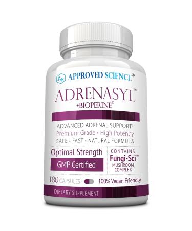 Approved Science Adrenasyl - Adrenal Gland Support - 180 Count - Pack of 1 180 Count (Pack of 1)
