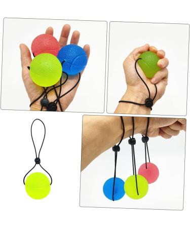 Oatipho Finger Trainer & Stress Ball - Hand Exercise & Massage Tool for Strength & Relaxation - 20x5cm Yellow - Buy Online on GoSupps.com