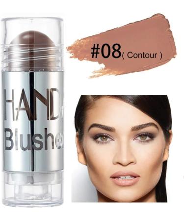PICKX Chubby Blush Stick Multipurpose Blush Blush Stick For Cheeks Cream Blush Pink Blush Peach Stick Matte Stick Glow Stick Brighten Skin Tone (08#Contour) - Buy Online on GoSupps.com
