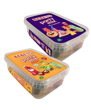 Bebeto Party Mix - Fizzy & Gummy Candy Assortment 400g Each Delicious Variety Pack of 2 - Buy Online on GoSupps.com