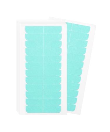 60PCS Hair Extension Tape Tabs Double Sided 4 x 0.8cm Hair Extension Adhesive Tape Waterproof for Human Hair Replacement Wig Tape