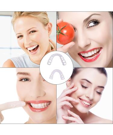 Fluktrix Artificial Teeth - Cosmetic Upper & Lower Dentures for a Confident Smile | Temporary Tooth Whitening Veneers for Men & Women - Buy Online on GoSupps.com