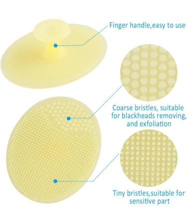 Dadabig 18 PCS Silicone Cleansing Pads Makeup Cleaner Brush Silicone Face Scrubber Facial Cleansing Brush Exfoliating Blackhead Remover Scrubber Cleansing Pad for Skin Care 6 Colors - Buy Online on GoSupps.com
