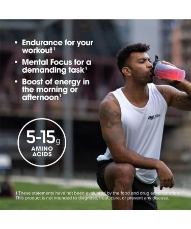 ON Essential Amino Energy | Amino Acid & Energy Formula | 5 Grams of Amino Acids 100 mg of Naturally Sourced Caffeine 5 Calories Sugar Free | 30 Servings (Wild Berry) Wild Berry 30 Servings (Pack of 1) - Buy Online on GoSupps.com