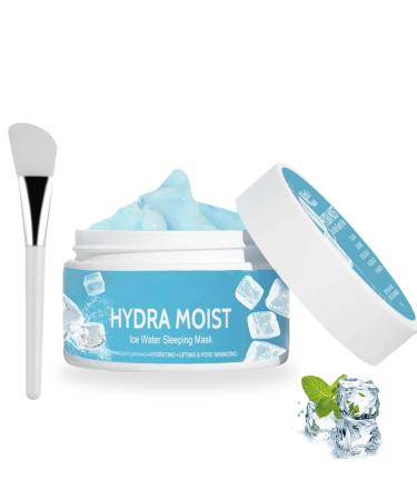Hydra Moist Ice Water Sleeping Mask Hydramoist bio-collagen real deep mask Ice Water Moisturizing Night Mask Mask beauty skin Moisturizing Skin Care Lotion for Dryness