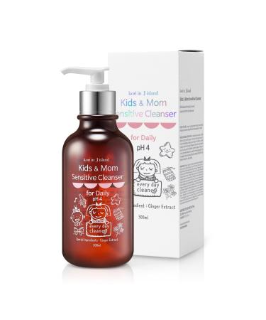 kori in J island Intimate Wash for Kids | Feminine care wash for sensitive skin Ginger care Delicate wash for daily Kids and Mom Sensitive Cleanser 10.14oz Cleanses and Refreshes koriinj