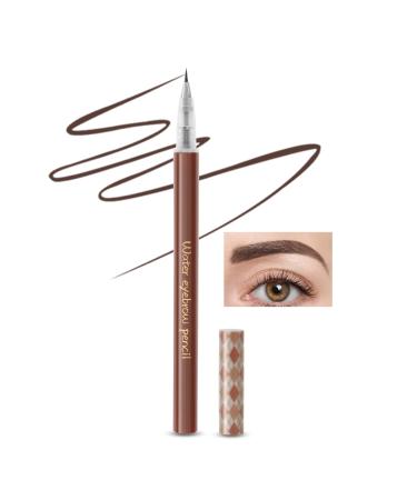 Boobeen Liquid Eyebrow Pen Micro Brow Pen-0.01mm Precision Tip Eyebrow Filler Pencil Creates Natural Eyebrow Makeup Long Lasting Grey brown