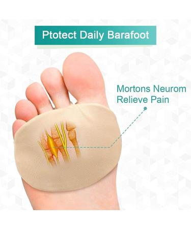 Forefoot Cushion Gel & Metatarsal Sleeves Soft Gel Foot Cushion for Morton s Neuroma Bunion Relief & Pain Relief - Buy Online on GoSupps.com