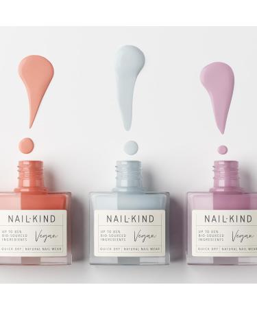 NAILKIND Mauve Lilac Nail Polish - Vegan & Cruelty-Free - Long-Lasting Chip Resistant Formula - 8ml - Buy Online on GoSupps.com