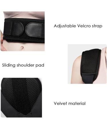 Adjustable Posture Corrector Brace Belt | Shoulder Waist & Back Support for Humpback | Improve Posture with 2 Plates | M Code D - Buy Online on GoSupps.com
