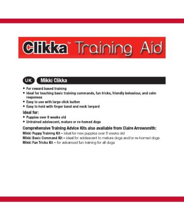 Mikki Dog & Puppy Clicker - Best Obedience & Recall Training Tool | International Shipping Available - Buy Online on GoSupps.com