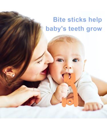 Silicone Teething Toys for Babies 0-12 Months | BPA Free Baby Teether Chew Toys with Teething Gel Relief | 4PCS Set - Buy Online on GoSupps.com