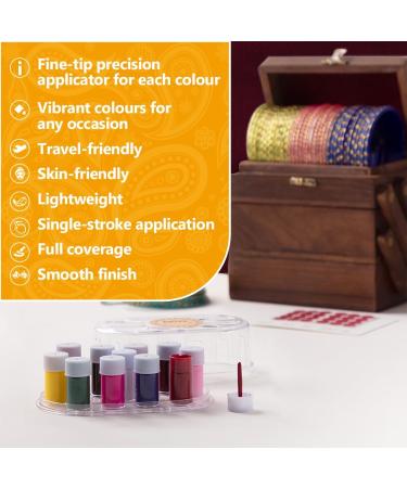 Eyetex Divyaa Kumkum 11 in 1 17g Full Coverage Smooth Finish Travel-friendly Skin-friendly Lightweight Single-stroke Application Fine-tip Precision Applicator - Buy Online on GoSupps.com