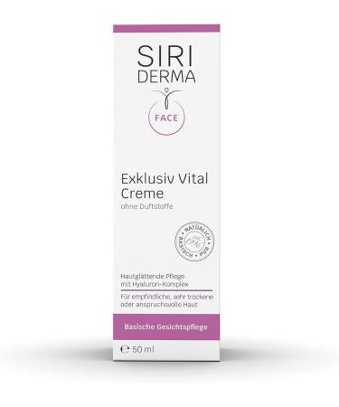 SIRIDERMA Pure Basic Skin Cream Exclusive Vital | 50 ml | Fragrance | Smoothing Care for Demanding and Mature Skin - Buy Online on GoSupps.com