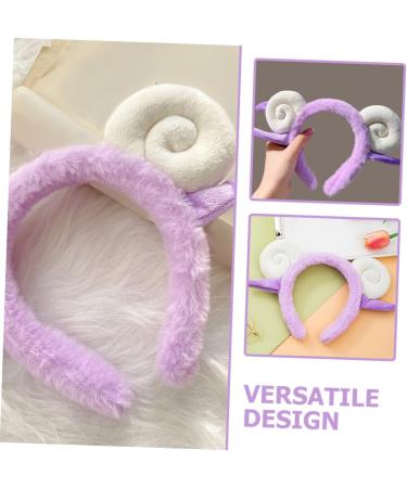 Holibanna Headband Unique Hair Decor Party Prop Sheep Horn Headdress Adorable Hairband Halloween Hairband Halloween Hair Accessory Party Headdress Lovely Hair Hoop Sheep Horn Hair Band - Buy Online on GoSupps.com