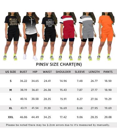 PINSV Women's Summer Bodycon Short Pants Workout Set - Orange, Large - Buy Online on GoSupps.com
