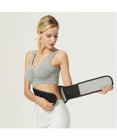 Belly Heating Magnetic Therapy Waist Belt for Back Support & Kidney Protection - XXL Black | Thermal Insulation & Self-Heating - Buy Online on GoSupps.com