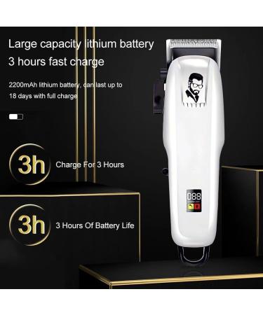 Professional Cordless Hair Clippers for Men - Rechargeable Electric Hair Trimmer Tool - Buy Online on GoSupps.com