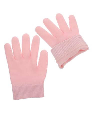 Ipetboom 1 Pair Elegant Black Bows Hand Peel Mask Exfoliating Moisturizing Hand Irish Accessories for Women Hand Moisturizer Gloves Gel Moisturizing Gloves Pink Hand Mask Care