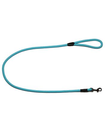 Leash - rope leash with hand loop Basic 10mm 27 colours 7 lengths (1.20 m turquoise) 1.20 m turquoise