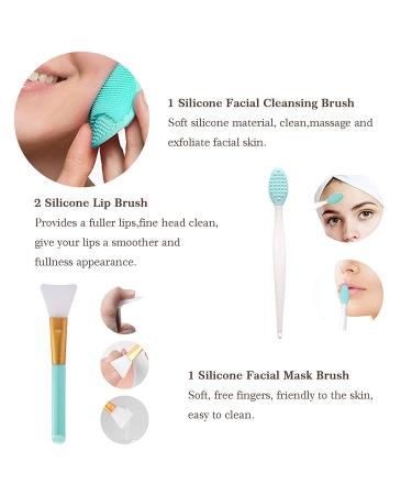 22 Piece Green Makeup Brushes Set - Foundation & Eyeshadow Brushes Kit - Buy Online on GoSupps.com