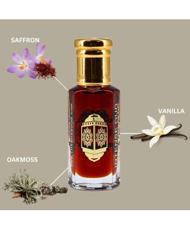 INTENSE OUD Mukhallat Al Zafran Perfume Oil 12ML (0.40 OZ) With Black Gift Box Long Lasting Exotic Spicy Sweet Scent. - Buy Online on GoSupps.com